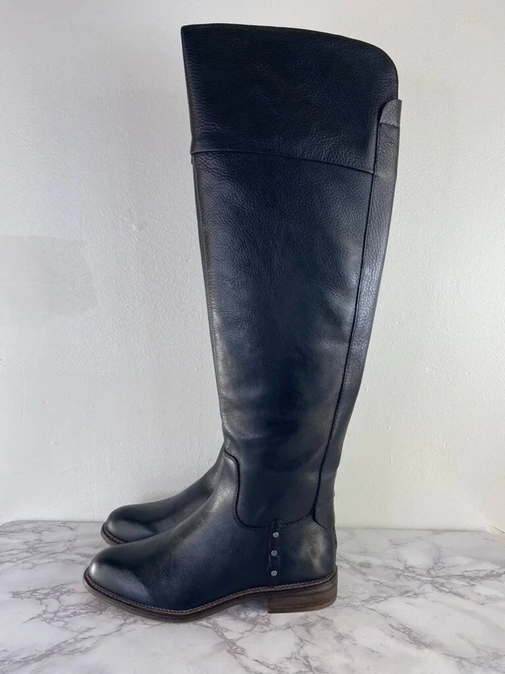 Franco Sarto Women's Haleen Over-the-Knee Boots, BLACK, Size 6.5 M